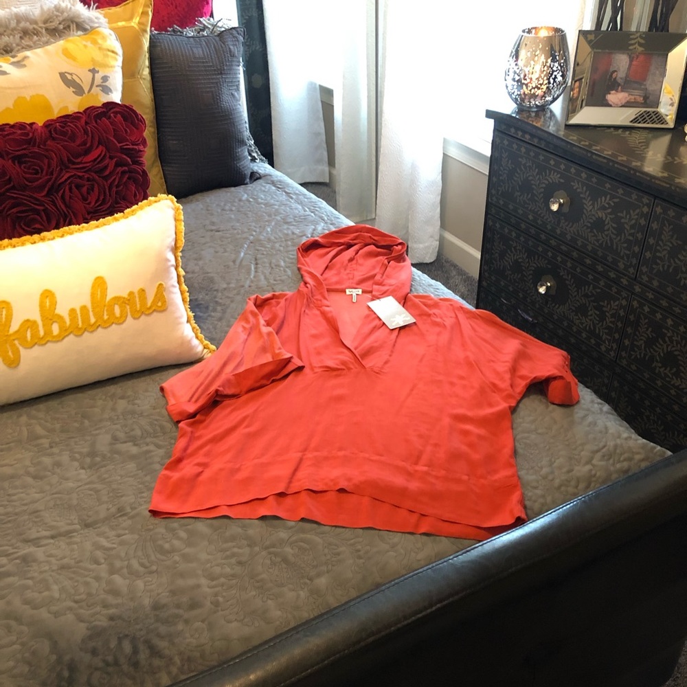 🧡 Splendid Open Neck Hoodie 🧡